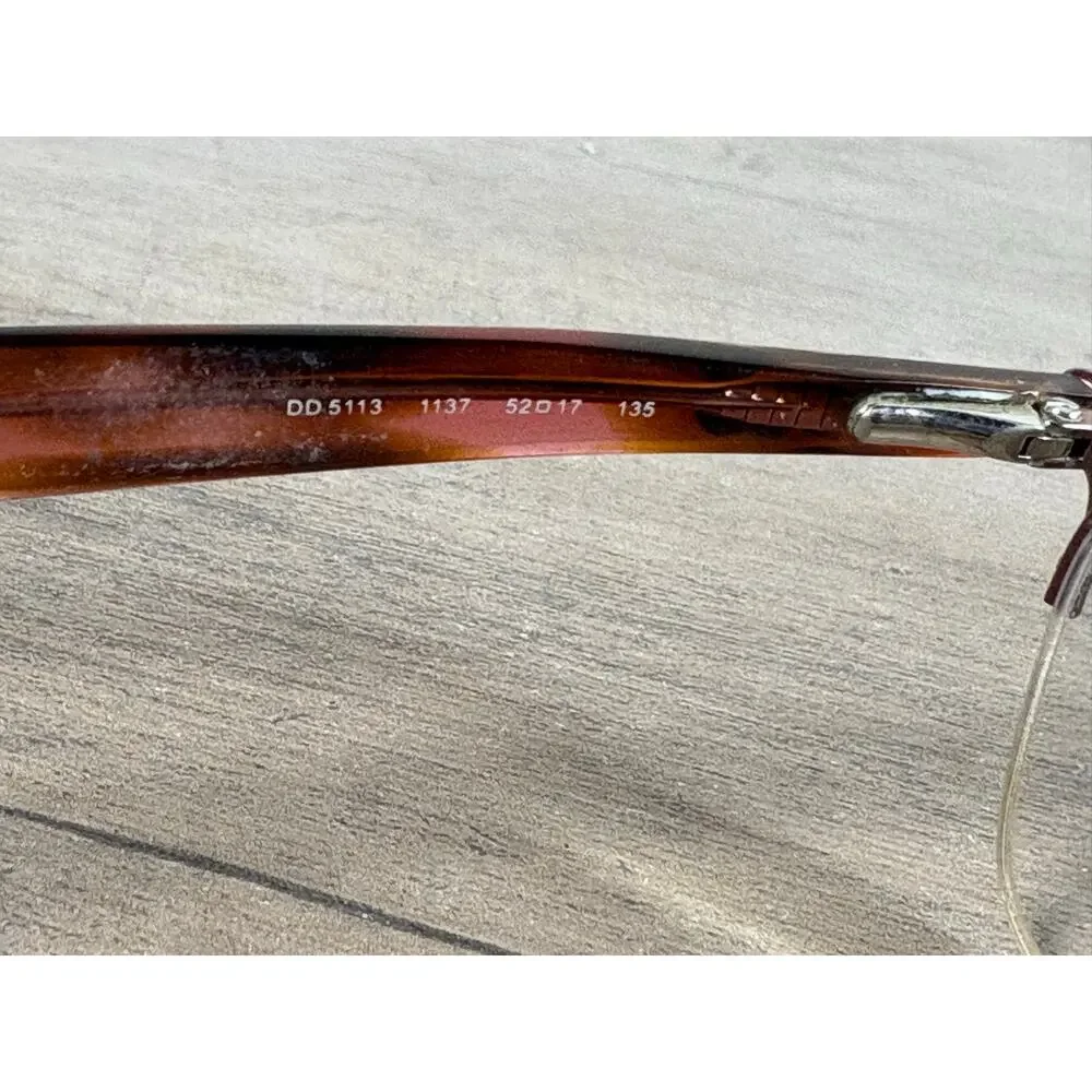 D&G Dolce & Gabbana DD5113 1137 Eyeglasses Frames 52-17 135 –‎ Tortoise Rimless